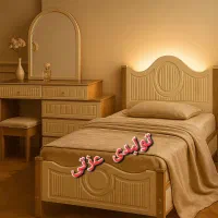 سرویس خواب یک نفره ،میز آرایش کد ۱۰۰۱|تخت و سرویس خواب|قم, علی آباد|دیوار