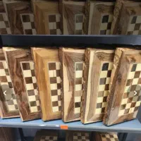 واگذاری تخته نرد سالاری چوب گردو با تخفیف*ارسال