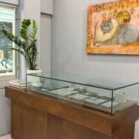 ویترین چوب و شیشه مخصوص زیورالات