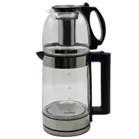 چایساز برقی کتری کنارهمی سیلورکرست صفحه شیشه ای