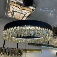 لوستر کریستالی اسپیرال 70 سانتی مدرن|لوستر و چراغ آویز|تهران, شهرک غرب|دیوار