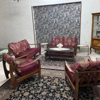 مبل راحتی تمام چوب راش
