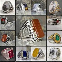 انواع انگشتر نقره مردانه و زنانه