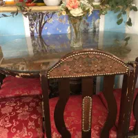 سرویس میز و صندلی ۴ نفره قدیمی
