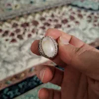 انگشتر نقره فیروزه و سلیمانی