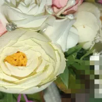 دسته گل عروس نو و تمیز|گل مصنوعی|برازجان, |دیوار