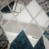 آینه لوزی دکوری