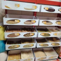 قفسه استند حبوباتی دو قسمته|فروشگاه و مغازه|اصفهان, باغ دریاچه|دیوار