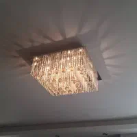 لوستر سقفی مربعی ال ای دی