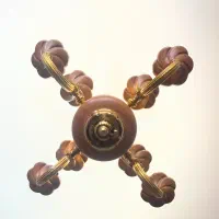 لوستر ۸ شعله|لوستر و چراغ آویز|سمنان, |دیوار