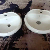 روشویی دیواری چینی سفید