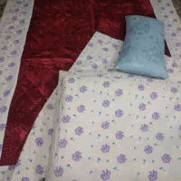 تشک و لحاف پنبه ای دونفره کاملا نو،ملافه شده نو|تخت و سرویس خواب|خمینی‌شهر, |دیوار