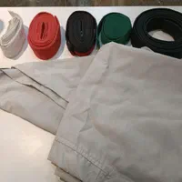 یکدست لباس تکواندو سایز بزرگ  و کمربند