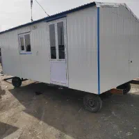 کانکس  ۱۸ متری چرخدار با کابینت و سینک و ابچکان