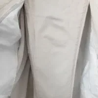 شلوار مام فیت نو کلا ی بار پوشیده شده رنگ استخونی