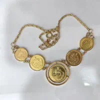 گردنبند طلا ۲۵ گرم با فاکتور