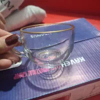 لیوان و استکان های لب طلا دستی۳۰۰ت|ظروف سرو و پذیرایی|میاندوآب, |دیوار