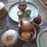 فروش وخریدار آیینه و شمعدان لوستر برنز دیگ مسی|لوستر و چراغ آویز|کرج, کیانمهر|دیوار