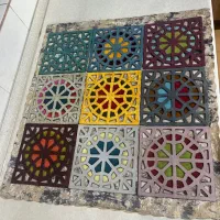 رومیزی|پرده، رانر، رومیزی|نشتارود, |دیوار