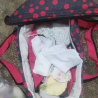 ساک خواب نوازد با لباس و گهواره ثابت|کفش و لباس بچه|شیراز, نیایش|دیوار