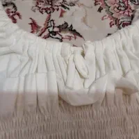 شومیز سفید مجلسی تمام چین|لباس|قم, شاه سید علی|دیوار