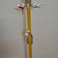 ۲ تا جالباسی لوکس زرد + شرابی پایه مرمر