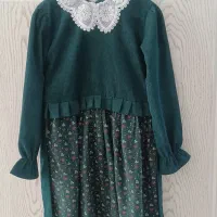 لباس یلدای بچگانه رنگ سبز|لباس|قوچان, |دیوار