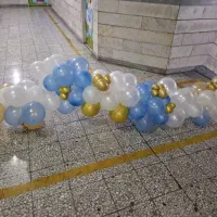 ریسه بادکنک|ریسه و چراغ تزئینی|تهران, سازمان برنامه جنوبی|دیوار