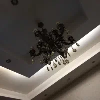 لوستر و آینه و پایه آینه