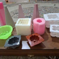 فروش قالبهای سیلیکونی شمع چندین مدل