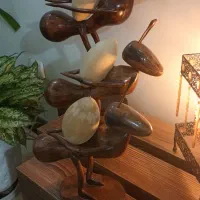 فروش ۳عدد مورچه چوبی دکوری