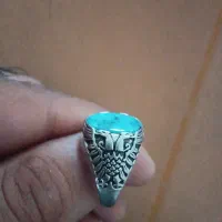 انگشتر فیروزه نقره ۹۲۵