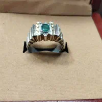 انگشتر نقره زمرد کلمبیا