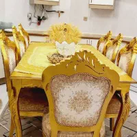 میز نهار خوری ۸ نفره تمیز و زیبا