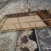 سینی آینه ای با مجسمه ها|مجسمه، تندیس، ماکت|خرم‌آباد, |دیوار