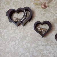 دکوری دیواری قلب|صنایع دستی و سایر لوازم تزئینی|تبریز, |دیوار