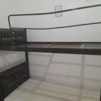 تخت دو طبقه فلزی|تخت و سرویس خواب|قنوات, |دیوار