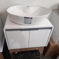 روشویی کابین سفید