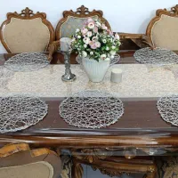 میز غذا خوری ۶نفره با چوب درجه یک نو و سالم