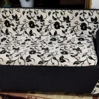 مبل 5نفره تمیزباجنس مخمل وچرم|مبلمان خانگی و میز عسلی|مراغه, |دیوار