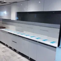 کابینت هایگلاس vip اصل آیسان چوب