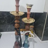قلیان تنه چوبی