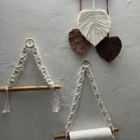 آویز حوله و دستمال مکرومه