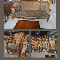 مبلمان استیل9نفره همراه جلومبلی (اقساط)