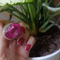 باسلام فروش انگشترتوپازصورتی|جواهرات|اهواز, آسیاباد|دیوار