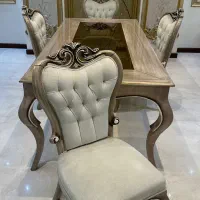 میز ناهارخوری ۴ نفره ترکیه ای خودرویی حد نو مقطوع|میز و صندلی غذاخوری|تهران, سازمان برنامه شمالی|دیوار