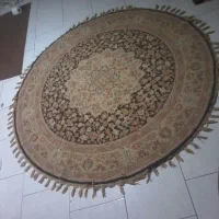 فرش دست بافت یزد جنس ابریشم