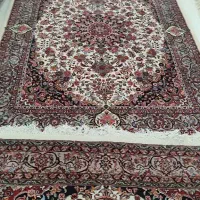 فرش دستباف افشار گل ابریشم