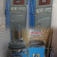 دستگاه لاستیک درآر ایتالیایی و بالانس  نیتروژن