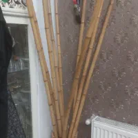 تابلو فرش و گلدان با نی